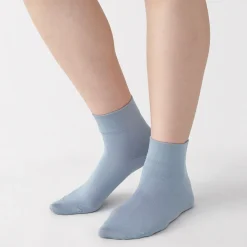 Chaussettes^Muji Chaussettes cheville en modal mélangé à angle droit avec bord confortable pour femme