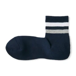 Chaussettes^Muji Chaussettes courtes doublées en peluche à angle droit pour homme
