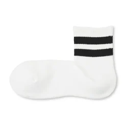 Chaussettes^Muji Chaussettes courtes doublées en peluche à angle droit pour homme