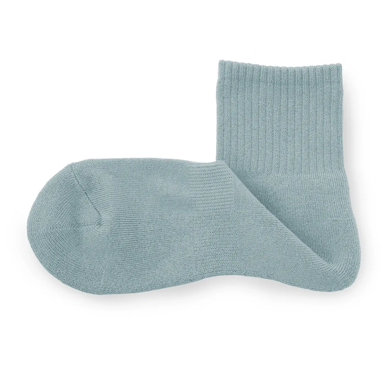 Chaussettes^Muji Chaussettes courtes en peluche à angle droit pour homme