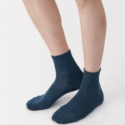Chaussettes^Muji Chaussettes courtes en peluche à angle droit pour homme