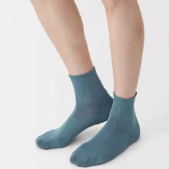 Chaussettes^Muji Chaussettes courtes en peluche à angle droit pour homme