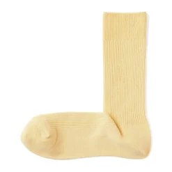 Chaussettes^Muji Chaussettes côtelées à angle droit pour homme