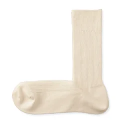 Chaussettes^Muji Chaussettes côtelées à angle droit pour homme