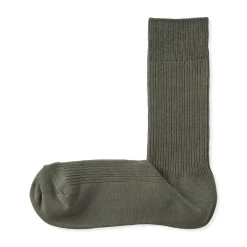 Chaussettes^Muji Chaussettes côtelées à angle droit pour homme