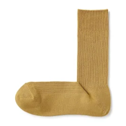 Chaussettes^Muji Chaussettes côtelées à angle droit pour homme