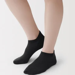 Chaussettes^Muji Chaussettes de sport en coton évacuant l'humidité pour femme