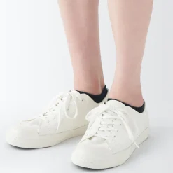 Chaussettes^Muji Chaussettes de sport en coton évacuant l``humidité pour femme