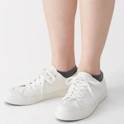 Chaussettes^Muji Chaussettes de sport en coton évacuant l``humidité pour femme