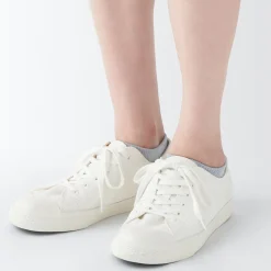 Chaussettes^Muji Chaussettes de sport en coton évacuant l``humidité pour femme