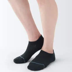 Chaussettes^Muji Chaussettes de sport en coton évacuant l``humidité pour femme