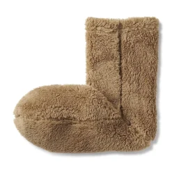 Chaussettes^Muji Chaussettes d'intérieur en polyester recyclé et molleton Boa pour homme