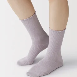 Chaussettes^Muji Chaussettes en modal mélangé à angle droit avec bord confortable pour femme