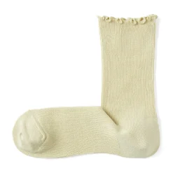 Chaussettes^Muji Chaussettes en modal mélangé à angle droit avec bord confortable pour femme