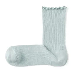 Chaussettes^Muji Chaussettes en modal mélangé à angle droit avec bord confortable pour femme