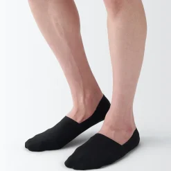 Chaussettes^Muji Chaussettes invisibles avec prise au talon homme