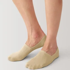 Chaussettes^Muji Chaussettes invisibles avec prise au talon homme