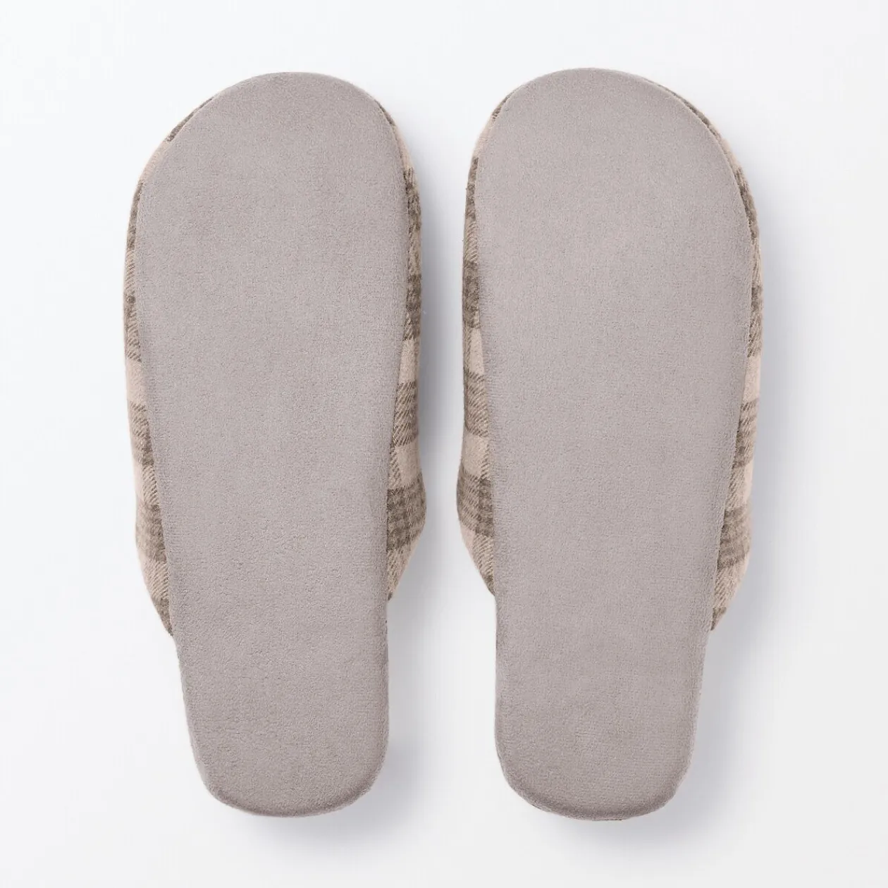 Chaussons|Chaussons^Muji Chaussons doux en flanelle
