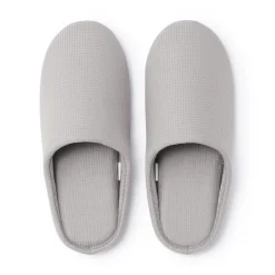Chaussons|Chaussons^Muji Chaussons mules à semelle intérieure en coton