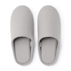 Chaussons|Chaussons^Muji Chaussons mules à semelle intérieure en coton
