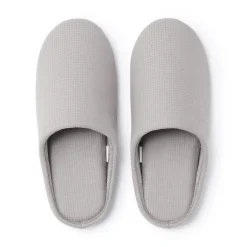 Chaussons|Chaussons^Muji Chaussons mules à semelle intérieure en coton