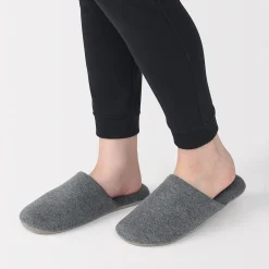 Chaussons|Chaussons^Muji Chaussons mules en coton doux