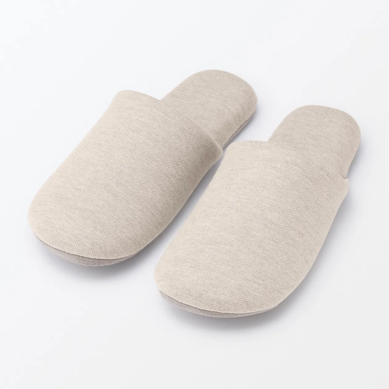 Chaussons|Chaussons^Muji Chaussons mules en coton doux
