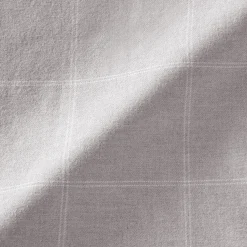 Chemises^Muji Chemise à col montant en flanelle brossée double femme