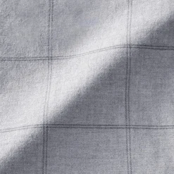 Chemises^Muji Chemise à col montant en flanelle brossée double femme