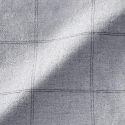 Chemises^Muji Chemise à col montant en flanelle brossée double femme