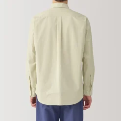 Chemises^Muji Chemise à manches longues en coton lavé homme