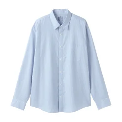 Chemises^Muji Chemise à manches longues en coton lavé homme