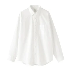 Chemises^Muji Chemise à manches longues en coton lavé homme