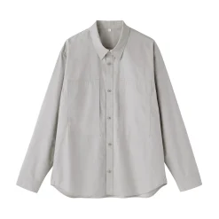 Chemises^Muji Chemise à poche en coton biologique pour homme