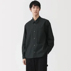 Chemises^Muji Chemise à poche en coton biologique pour homme