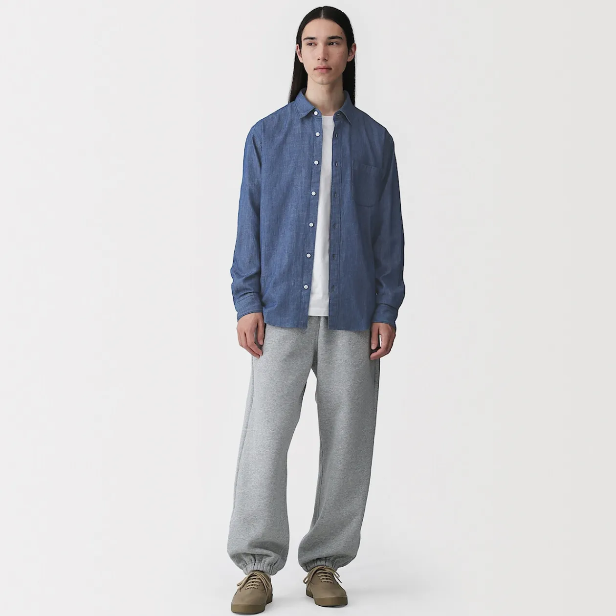 Chemises^Muji Chemise denim pour homme