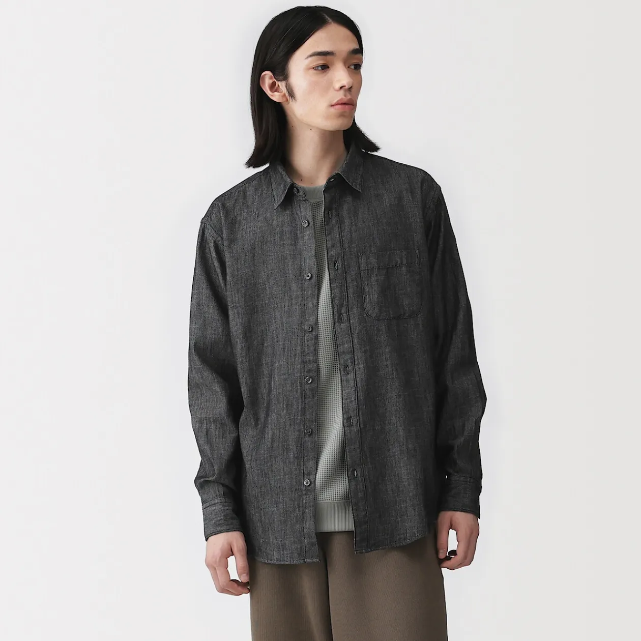 Chemises^Muji Chemise denim pour homme