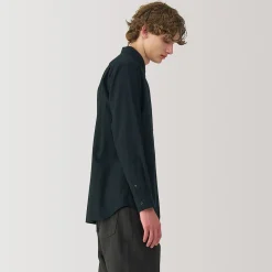 Chemises^Muji Chemise en coton brossé pour homme