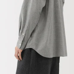 Chemises^Muji Chemise en coton brossé pour homme