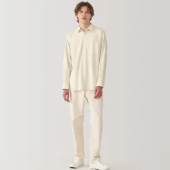 Chemises^Muji Chemise en coton brossé pour homme