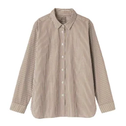 Chemises^Muji Chemise en coton délavé à mailles larges pour femme
