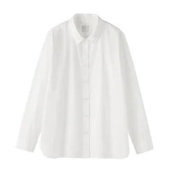 Chemises^Muji Chemise en coton délavé à mailles larges pour femme