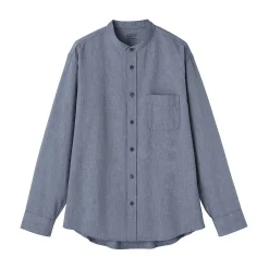 Chemises^Muji Chemise en coton Oxford lavé col officier pour homme