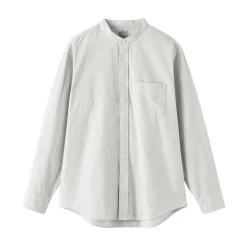 Chemises^Muji Chemise en coton Oxford lavé col officier pour homme