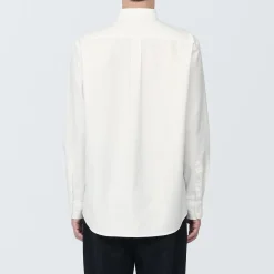 Chemises^Muji Chemise en coton Oxford lavé col boutonné homme