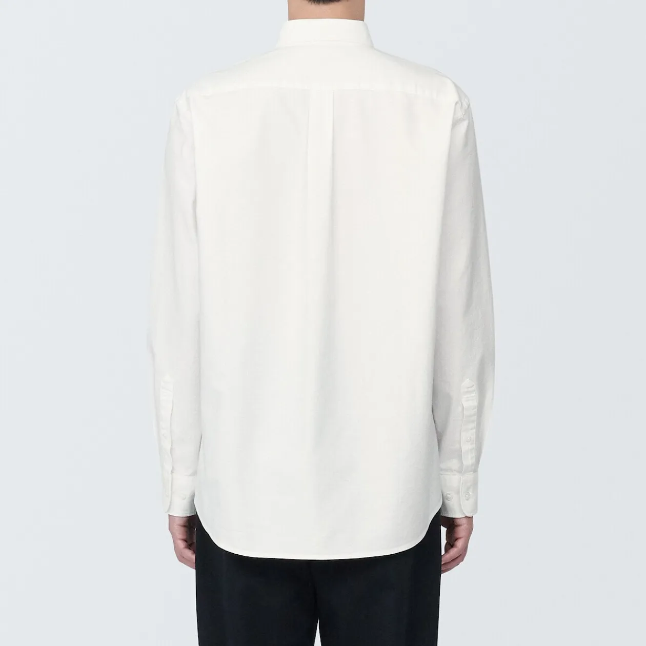 Chemises^Muji Chemise en coton Oxford lavé col boutonné homme