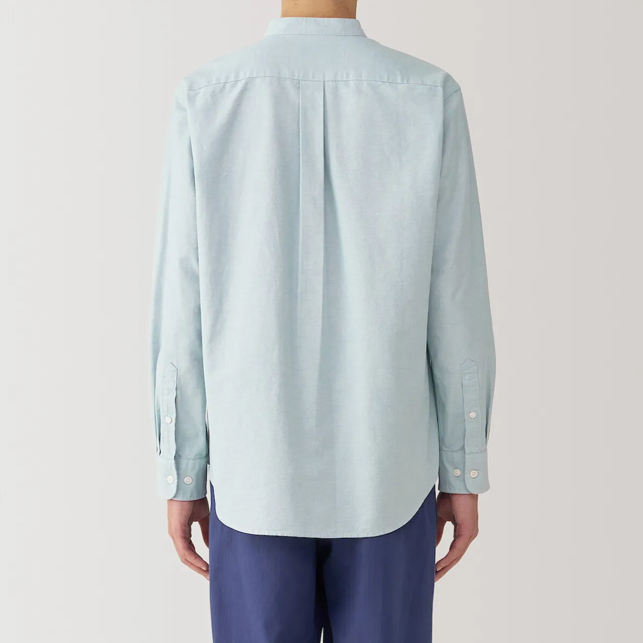 Chemises^Muji Chemise en coton Oxford lavé col officier pour homme…