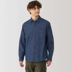 Chemises^Muji Chemise en denim pour homme