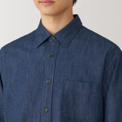 Chemises^Muji Chemise en denim pour homme