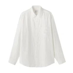 Chemises^Muji Chemise en double gaze en mélange de kapok pour homme